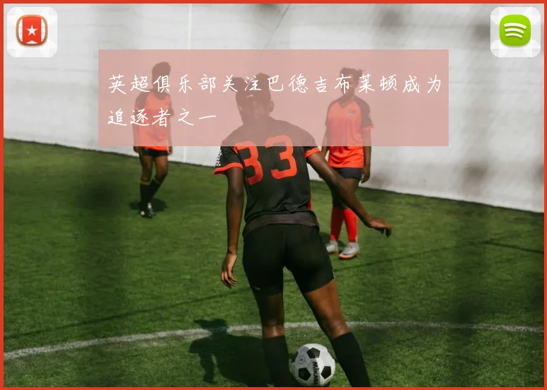 英超俱乐部关注巴德吉布莱顿成为追逐者之一